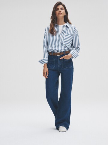 The Set Wide leg Jeans in Blue