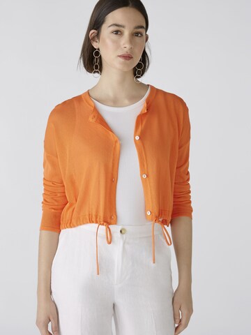 OUI Knit cardigan in Orange: front