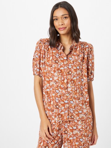 Noa Noa Blouse in Bruin: voorkant