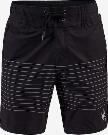 Spyder Sports swimming trunks in Black: front