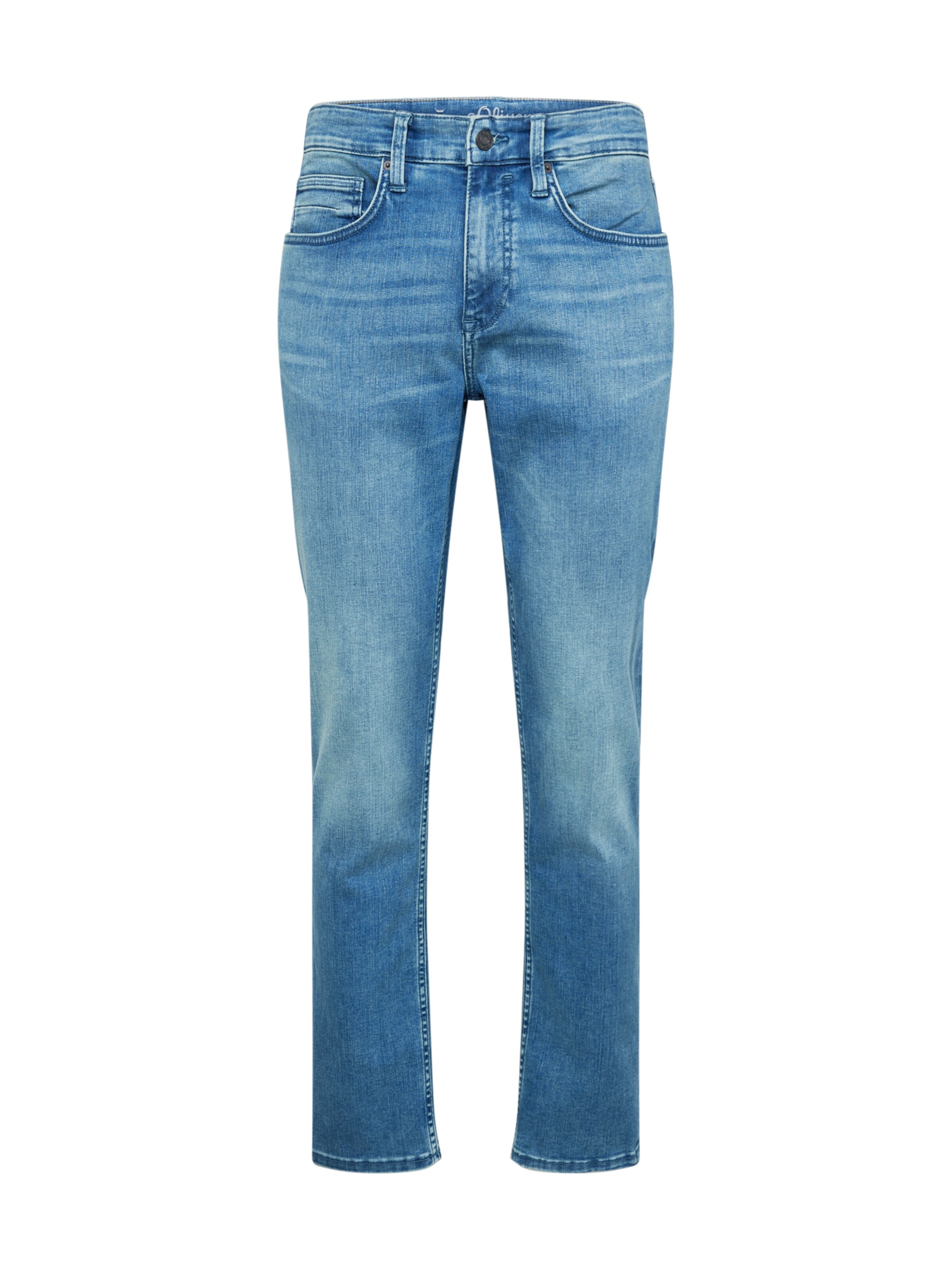 s.Oliver Slimfit Jeans 'Nelio' in Blauw: voorkant