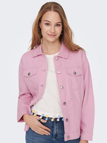 ONLYPrijelazna jakna 'Ocean' - roza boja: prednji dio