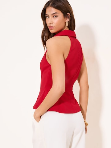 Lipsy Gilet in Rood