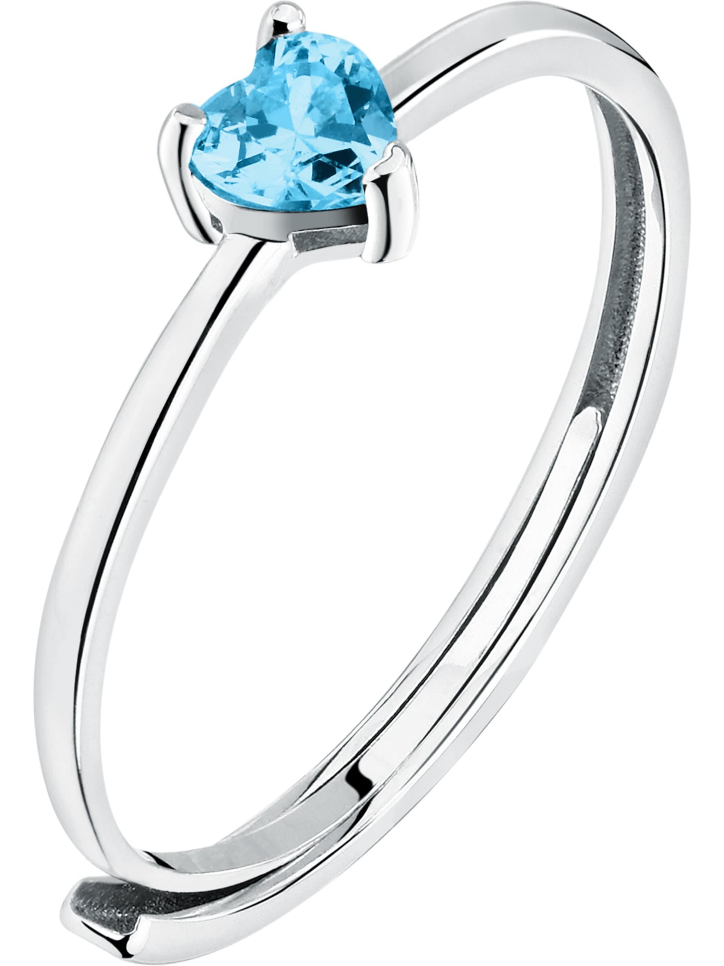 La Petite Story Ring in Blau: Vorderseite