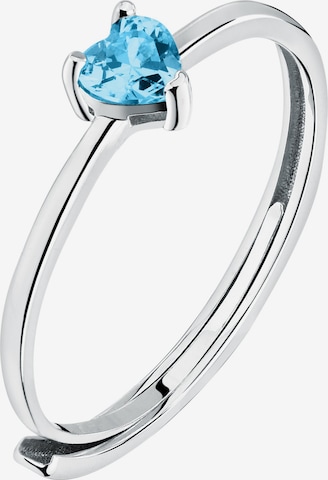 La Petite Story Ring in Blau: Vorderseite