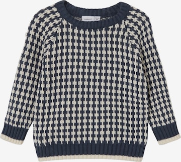 Pull-over 'SOBAM' NAME IT en bleu : devant