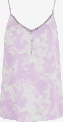 PIECES Top 'NYA' in Purple: front