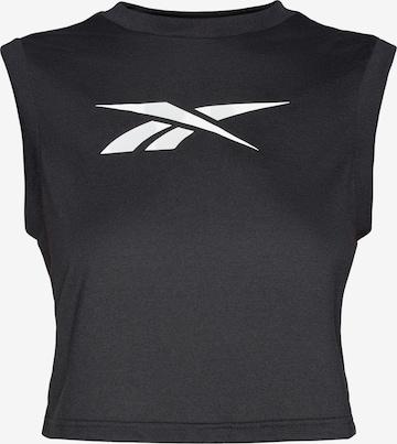 Top sportivo 'MONICA' di Reebok in nero: frontale