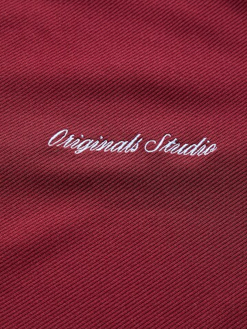 Jack & Jones Junior Sweatjakke 'Cotedazur' i rød