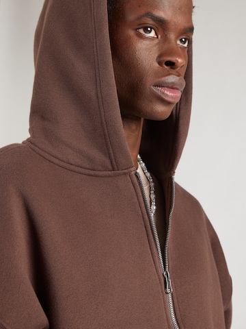 HOLLISTER Суичъри с качулка в кафяво