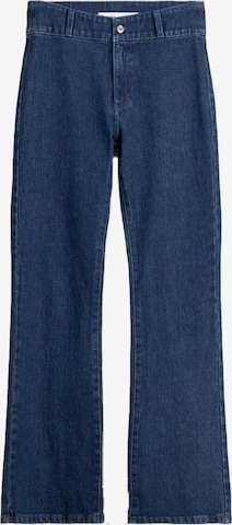 Bershka Regular Jeans in Blauw: voorkant