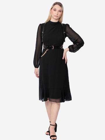 Haute Cuir Bælte 'Chained Harness' i sort