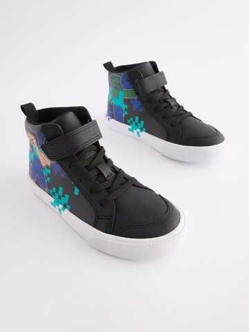 Next Sportcipő 'Hi-Top' - fekete
