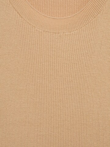 MANGO Gebreide top 'KARL' in Bruin