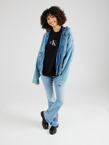 Calvin Klein Jeans Sweatshirt in Zwart