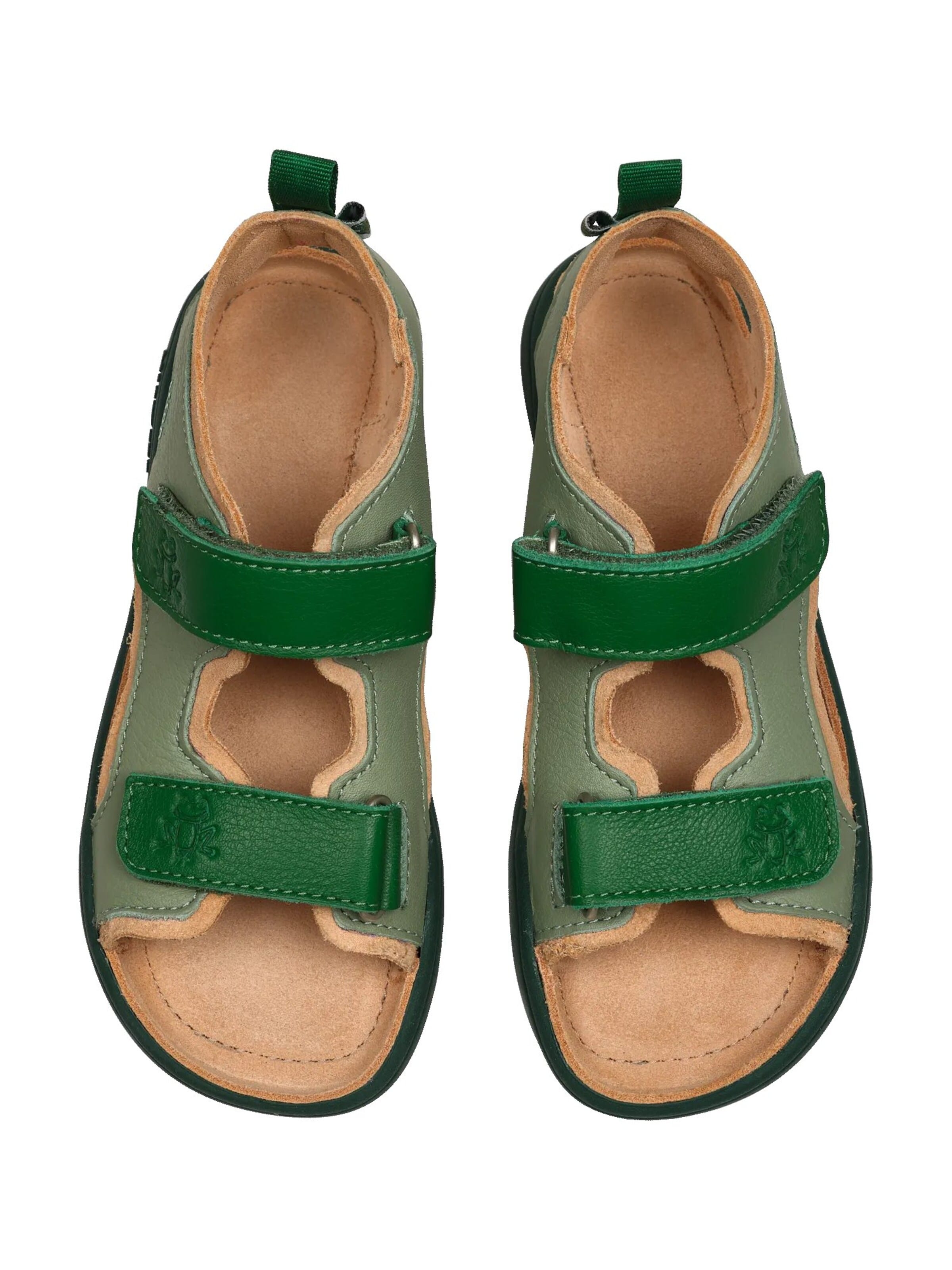 Affenzahn Sandals 'Sandale Leder Airy' in Green