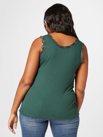 Fransa Curve Top in Green