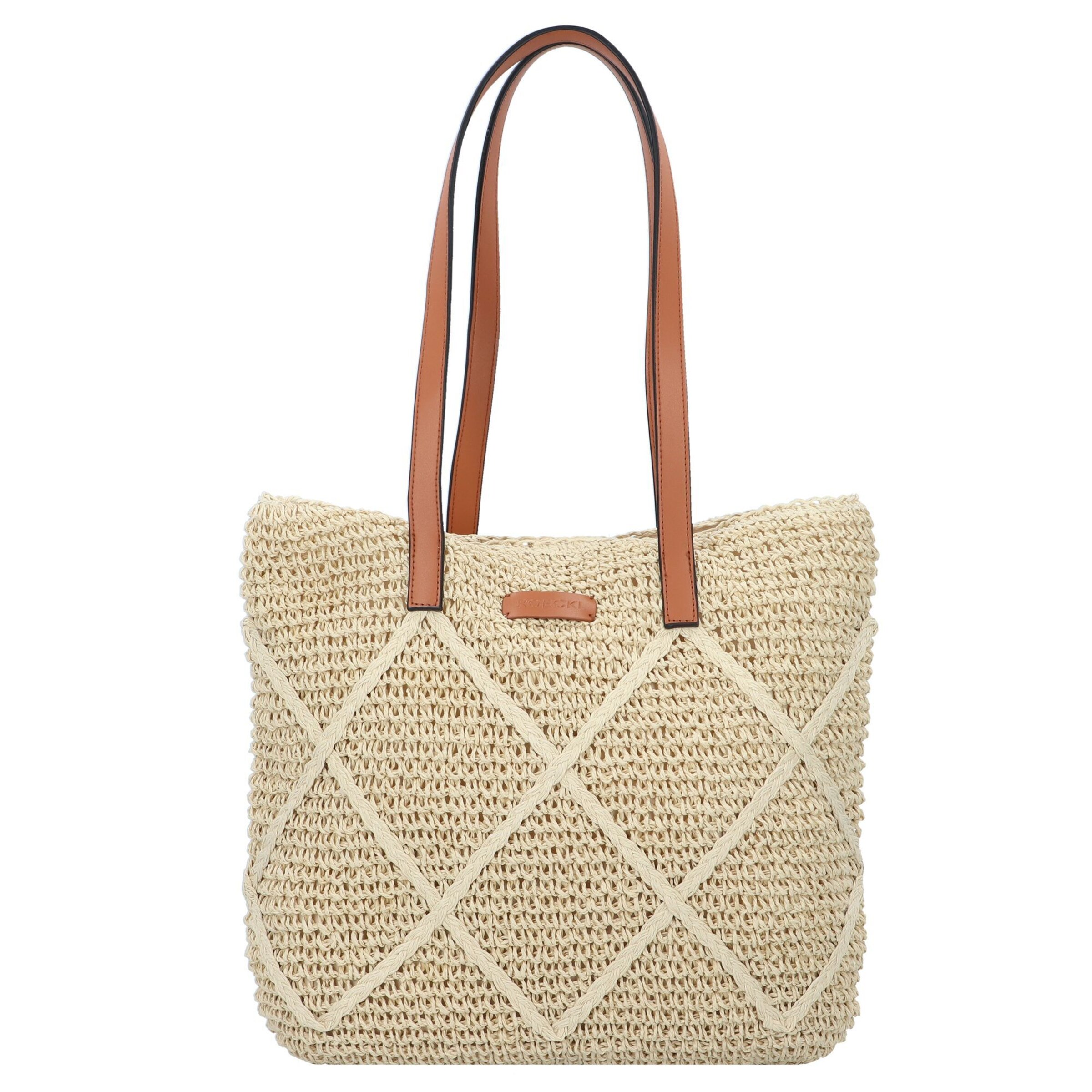 Roeckl Tasche 'SANSIBAR SCHULTERTASCHE MEDIUM' in Beige: Vorderseite
