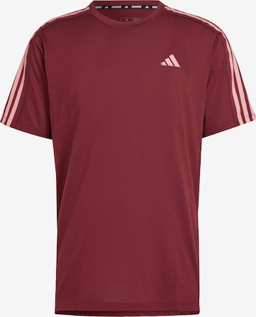 Maglia funzionale 'Own The Run' di ADIDAS PERFORMANCE in rosso: frontale