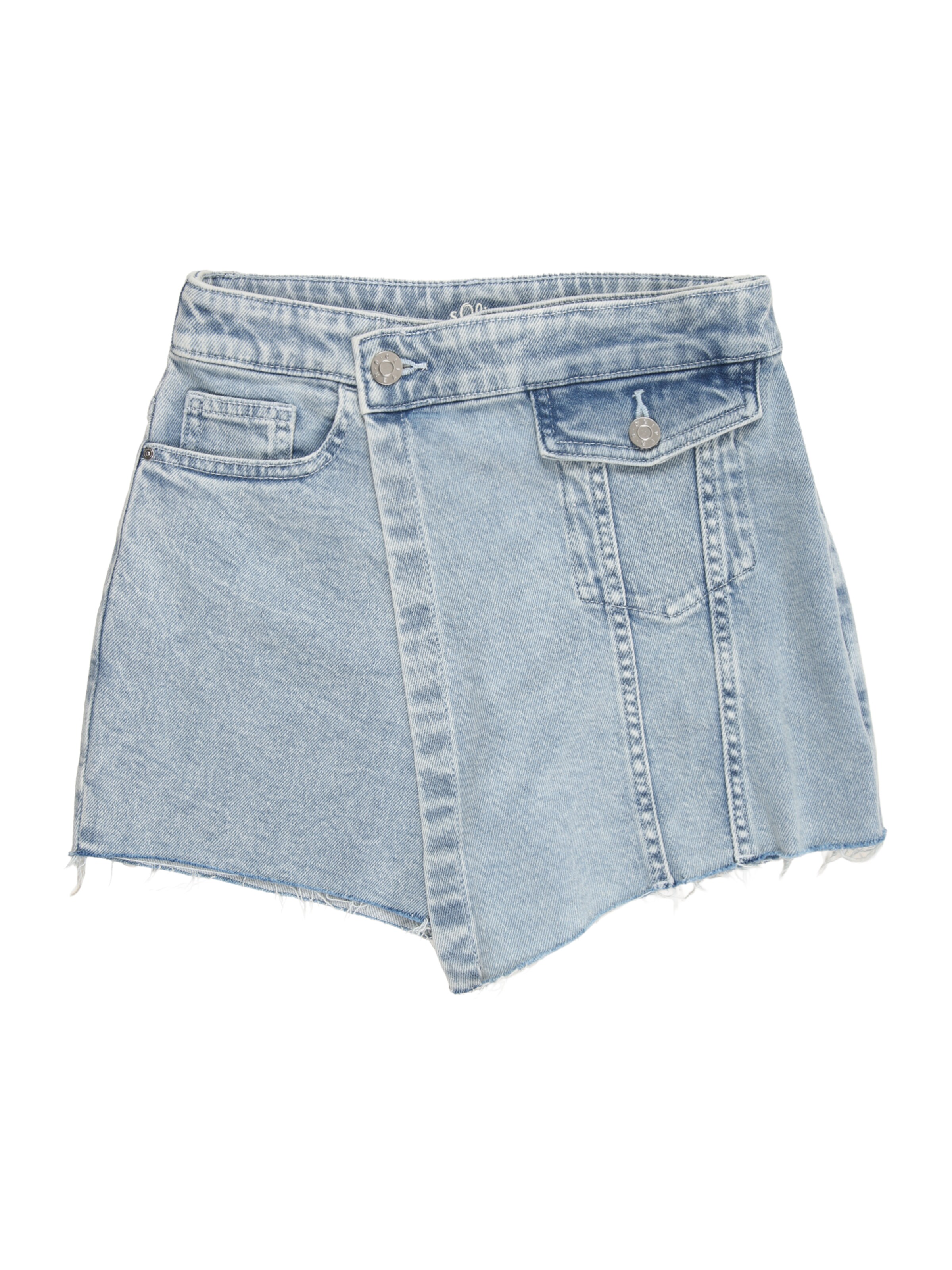 s.Oliver Regular Rok in Blauw: voorkant