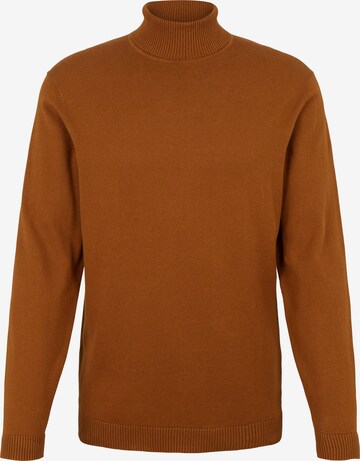 TOM TAILOR Sweater in Brown: front