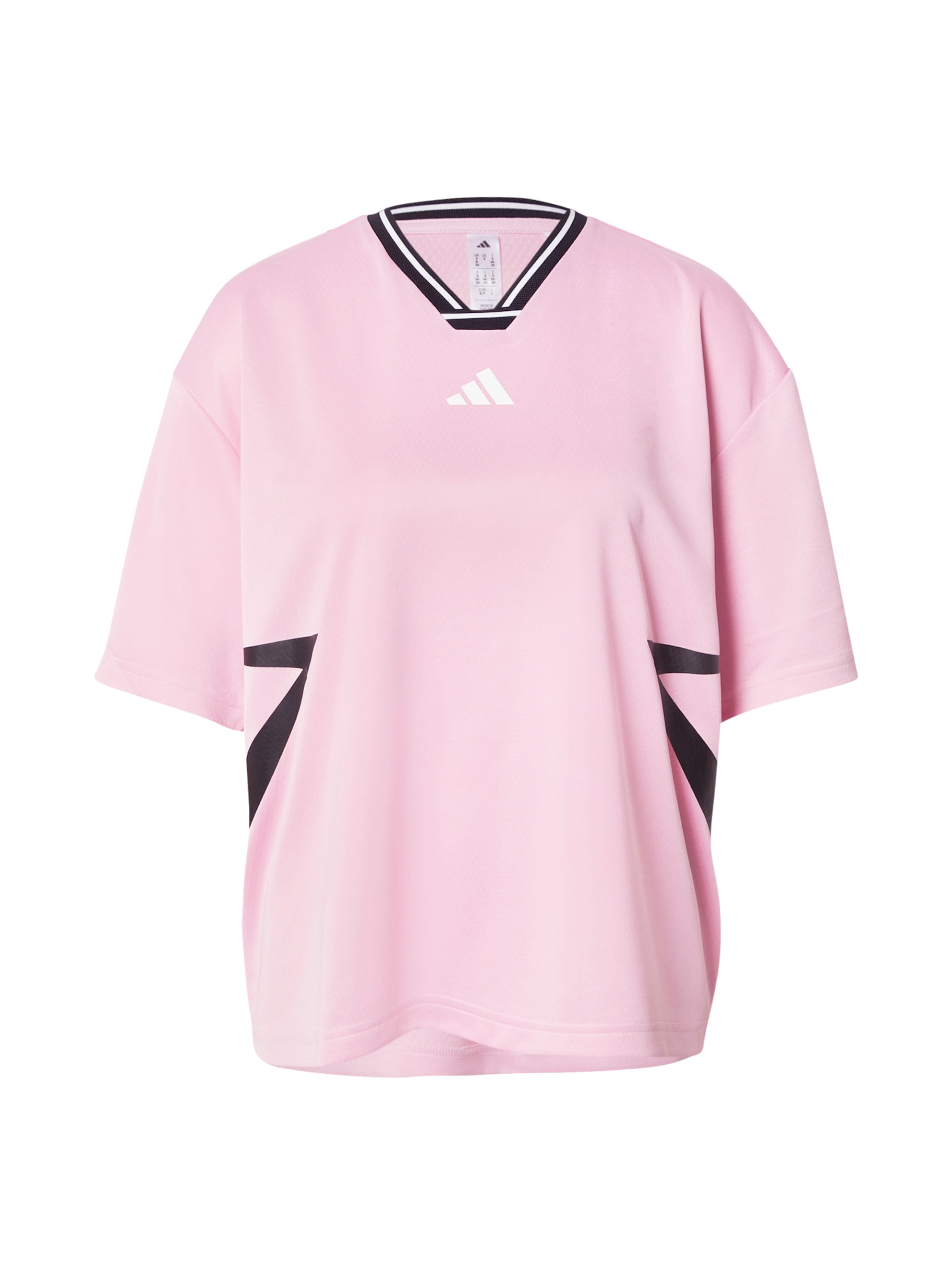 ADIDAS SPORTSWEAR Funkcionalna majica 'TIRO Q1' | roza barva: sprednja stran