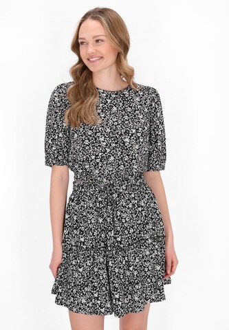 MYMO Bluse in Schwarz: Vorderseite