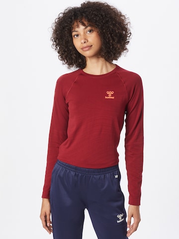 Hummel Performance Shirt 'Ongrid' in Red: front