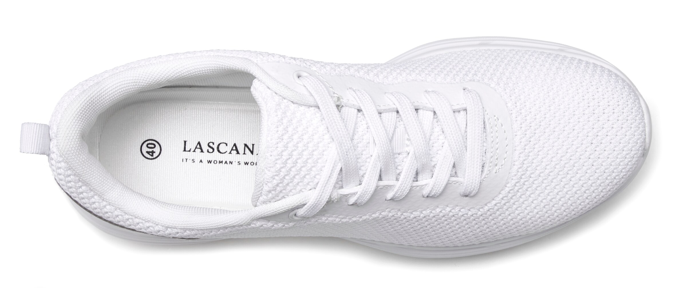 LASCANA - Zapatillas deportivas bajas en blanco