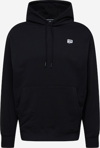 PUMA Athletic Sweatshirt in Black: front