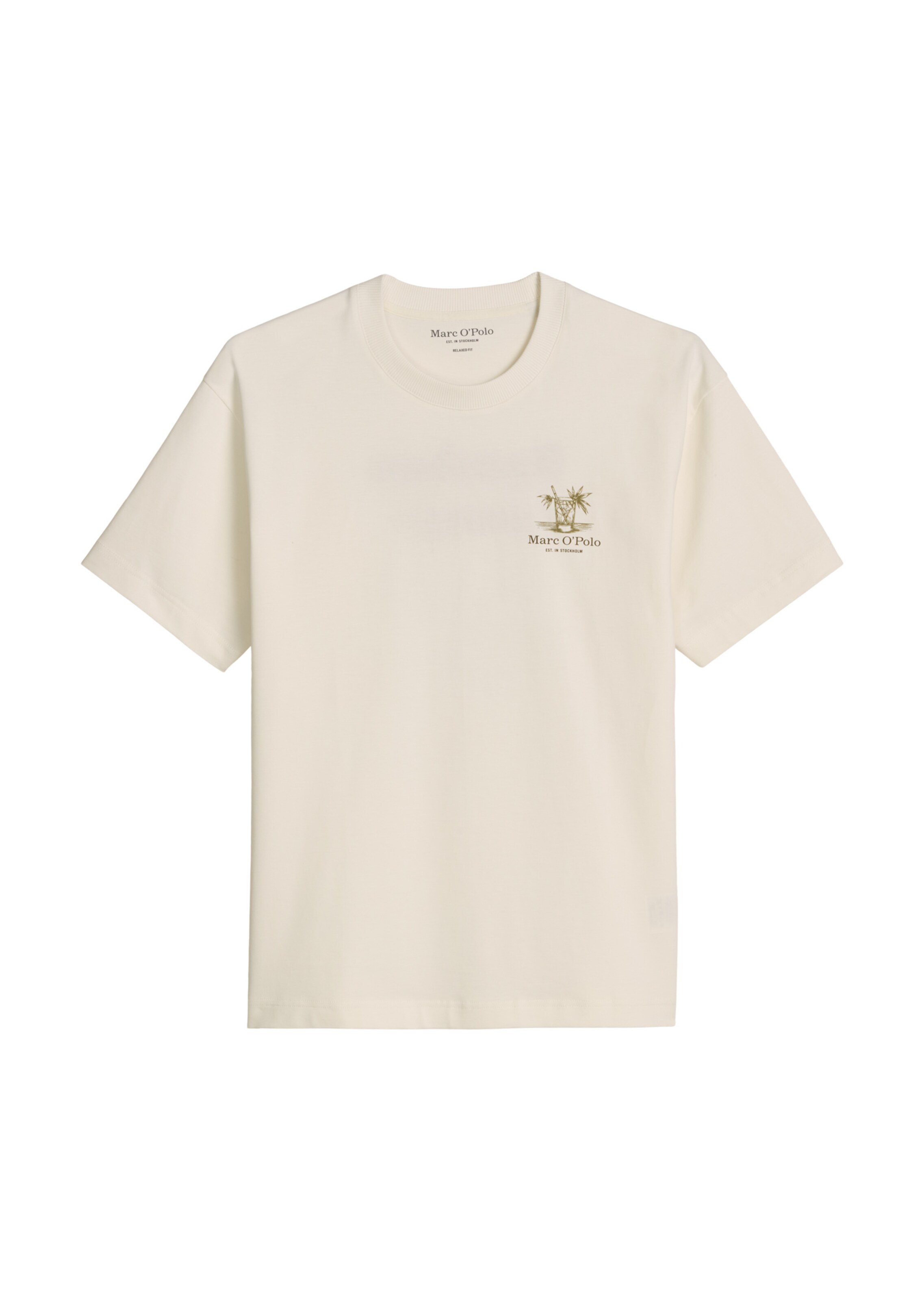 Marc O'Polo Shirt in Beige: front