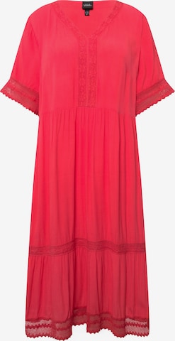 Robe Ulla Popken en rose : devant