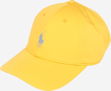 Polo Ralph Lauren Cap 'BASELINE' in Yellow: front