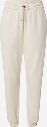 A LOT LESS Tapered Trousers 'Ida' in White: front