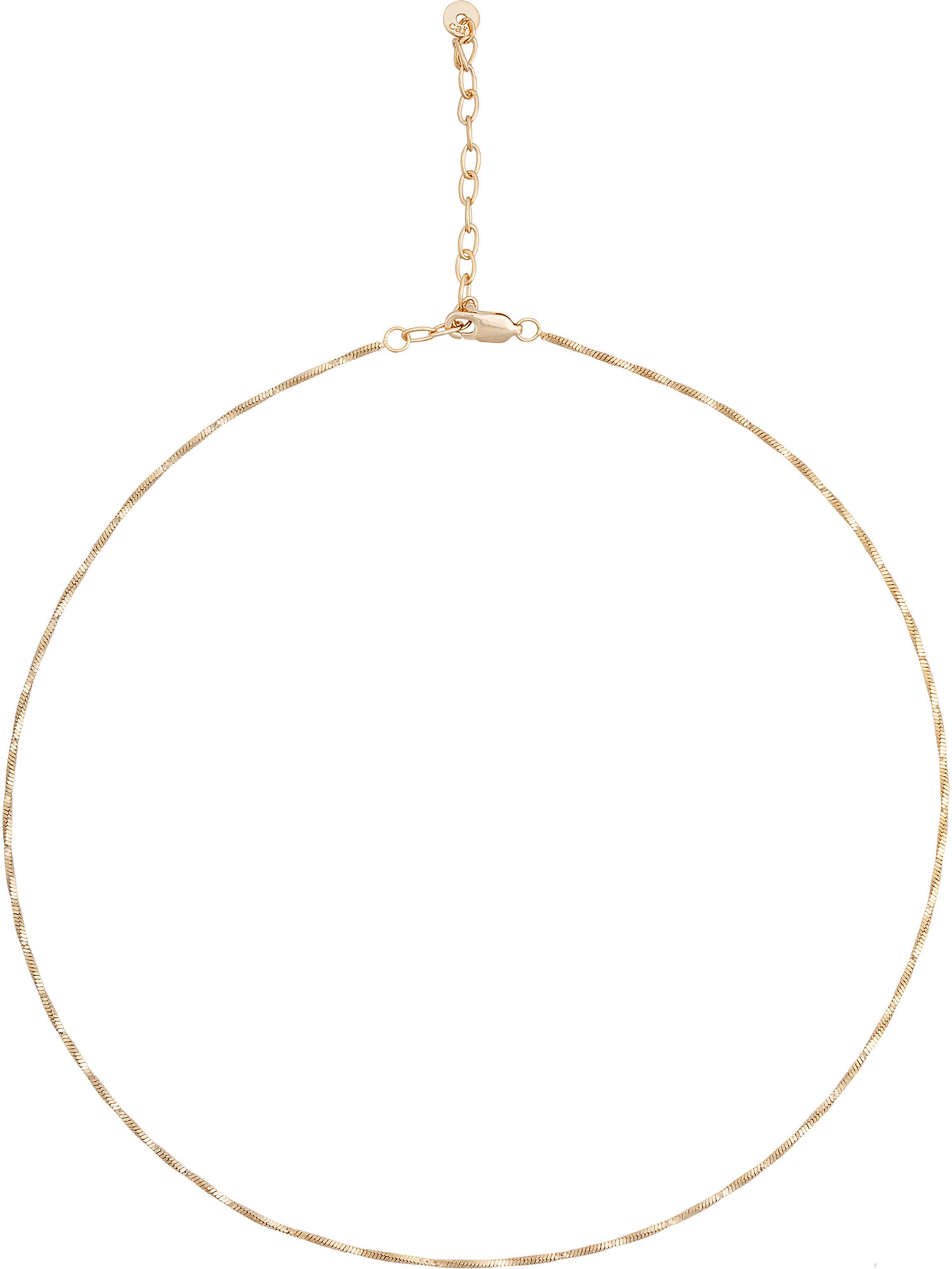 Chaîne caï en or : devant