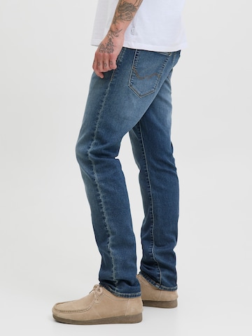 Coupe slim Jean 'JJIGLENN' JACK & JONES en bleu