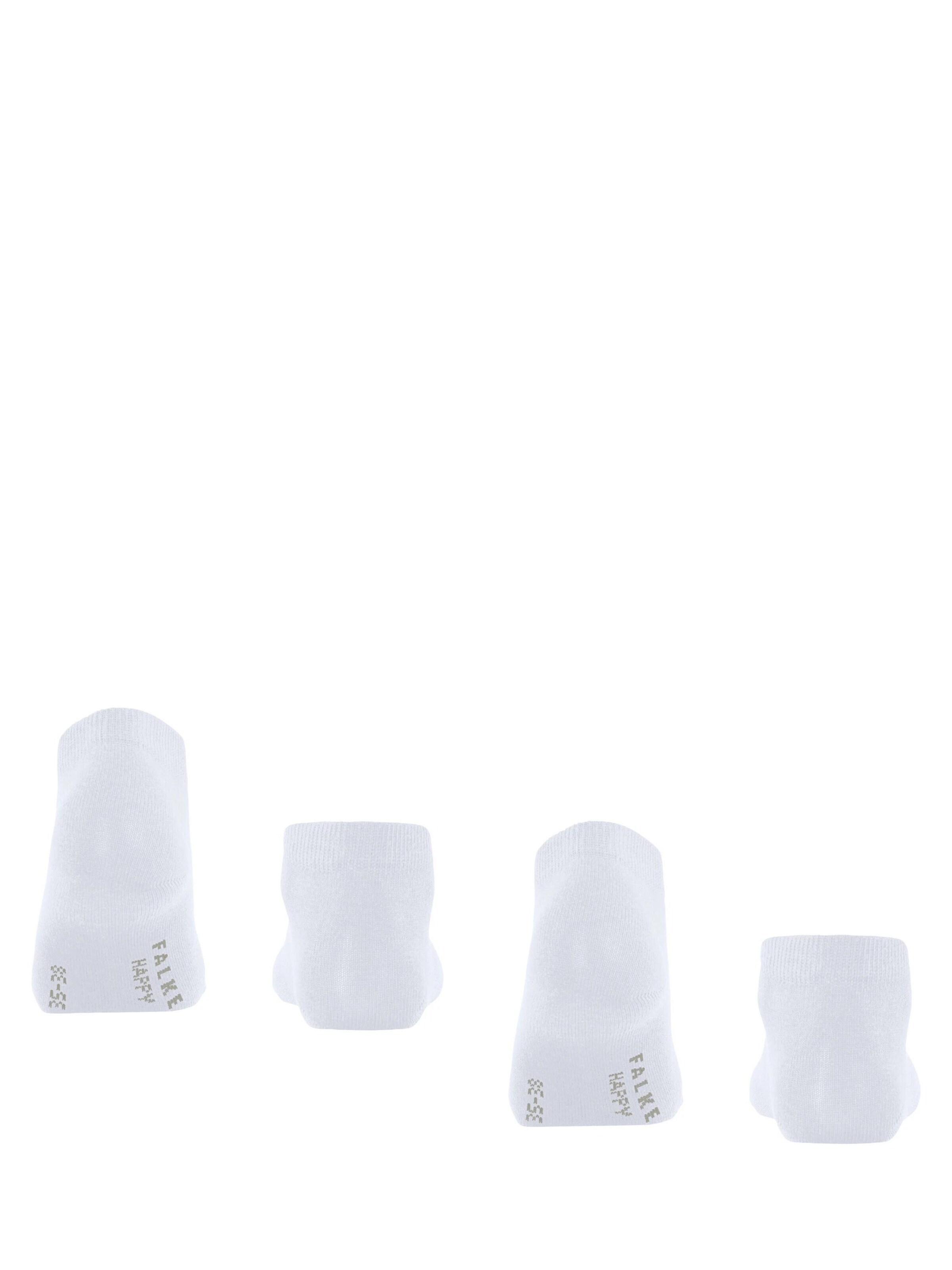 FALKE Füßlinge 'Happy 2-Pack'‌‌‌‌‌‌‌ in Weiß