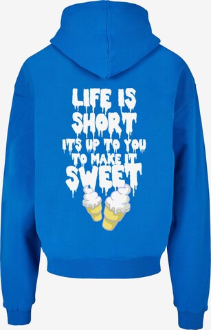 Sweat-shirt 'Life Is Sweet' Lost Youth en bleu