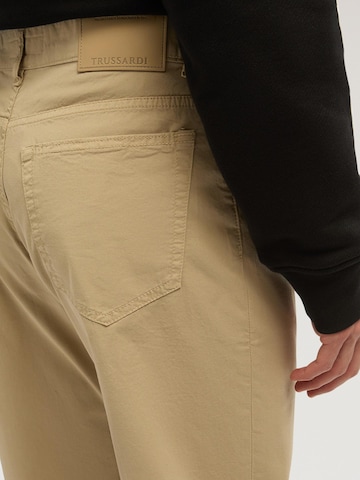 Regular Pantalon Trussardi en beige