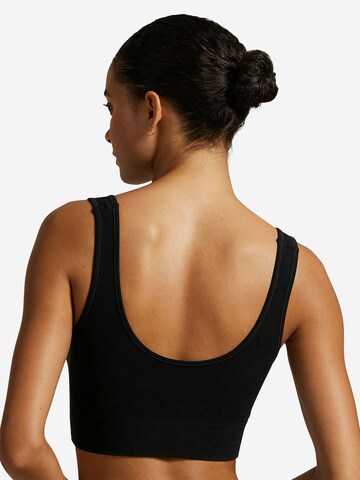 Bustier Soutien-gorge ' Ribbed Seamless ' Polo Ralph Lauren en noir