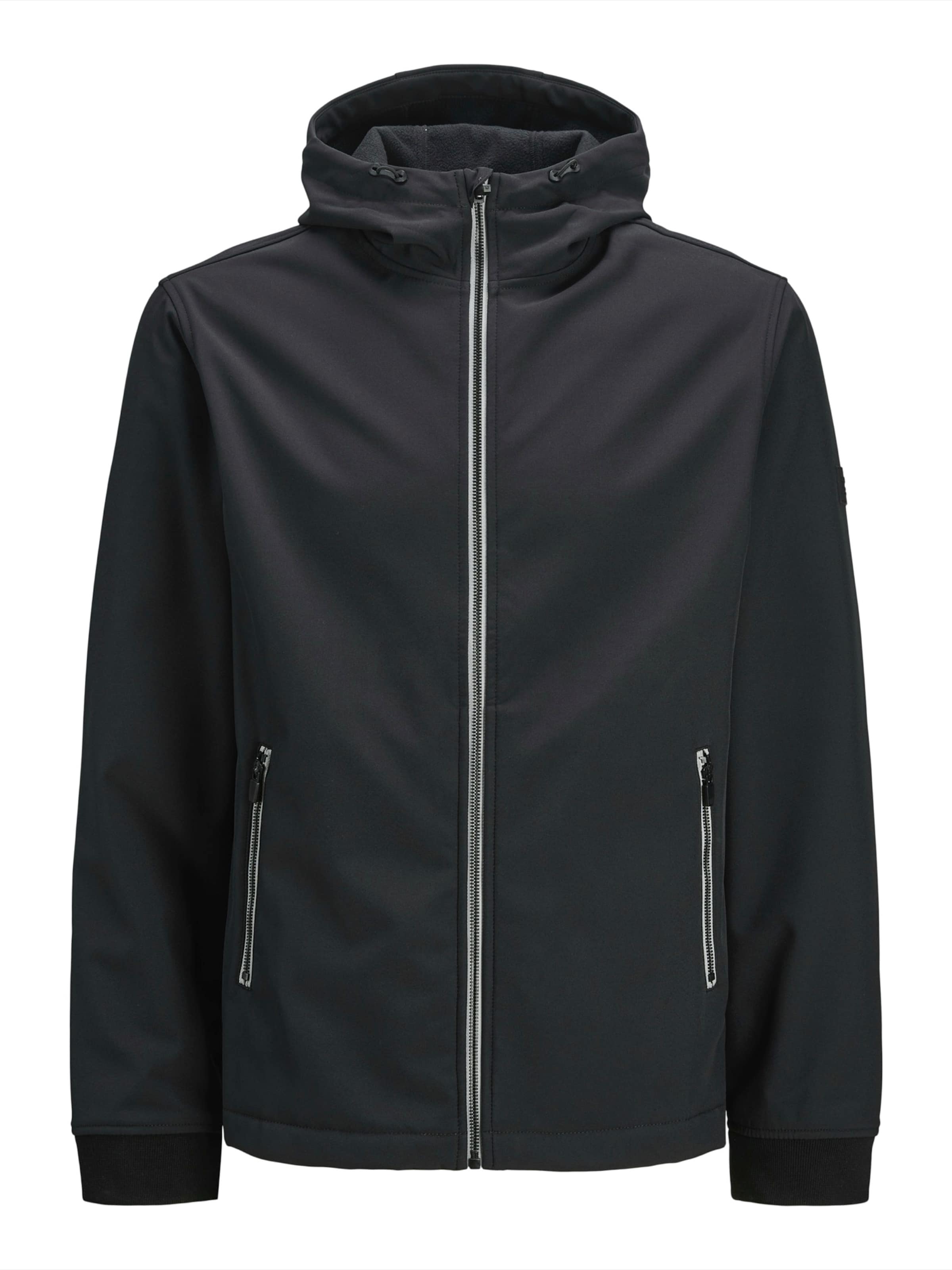 JJ Rebel - Casaco meia-estação 'JREBWOOD' em preto: frente