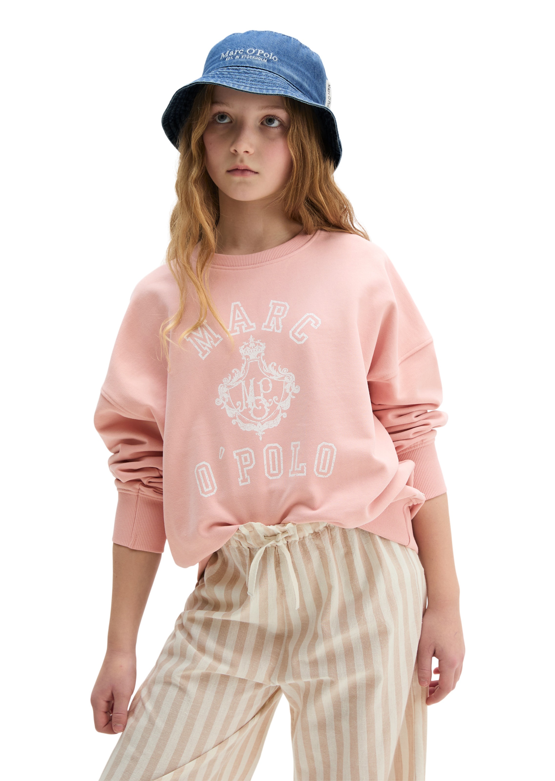 Marc O'Polo Sweatshirt in Pink: front