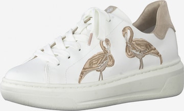 Earth Edition by Marco Tozzi Sneakers in White: front