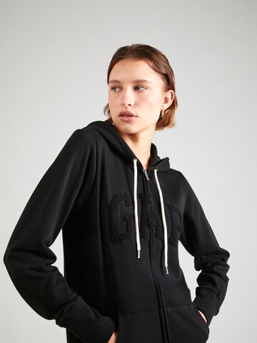 GAP Sweatjacke in Schwarz