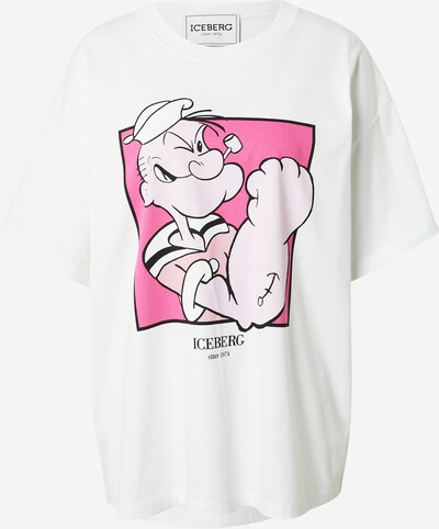 ICEBERG Shirt in Pink / Pink / Black / White, Item view