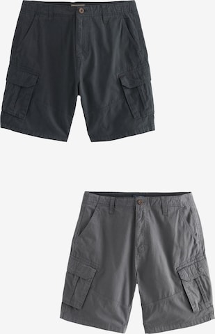 Regular Pantalon cargo Next en bleu : devant