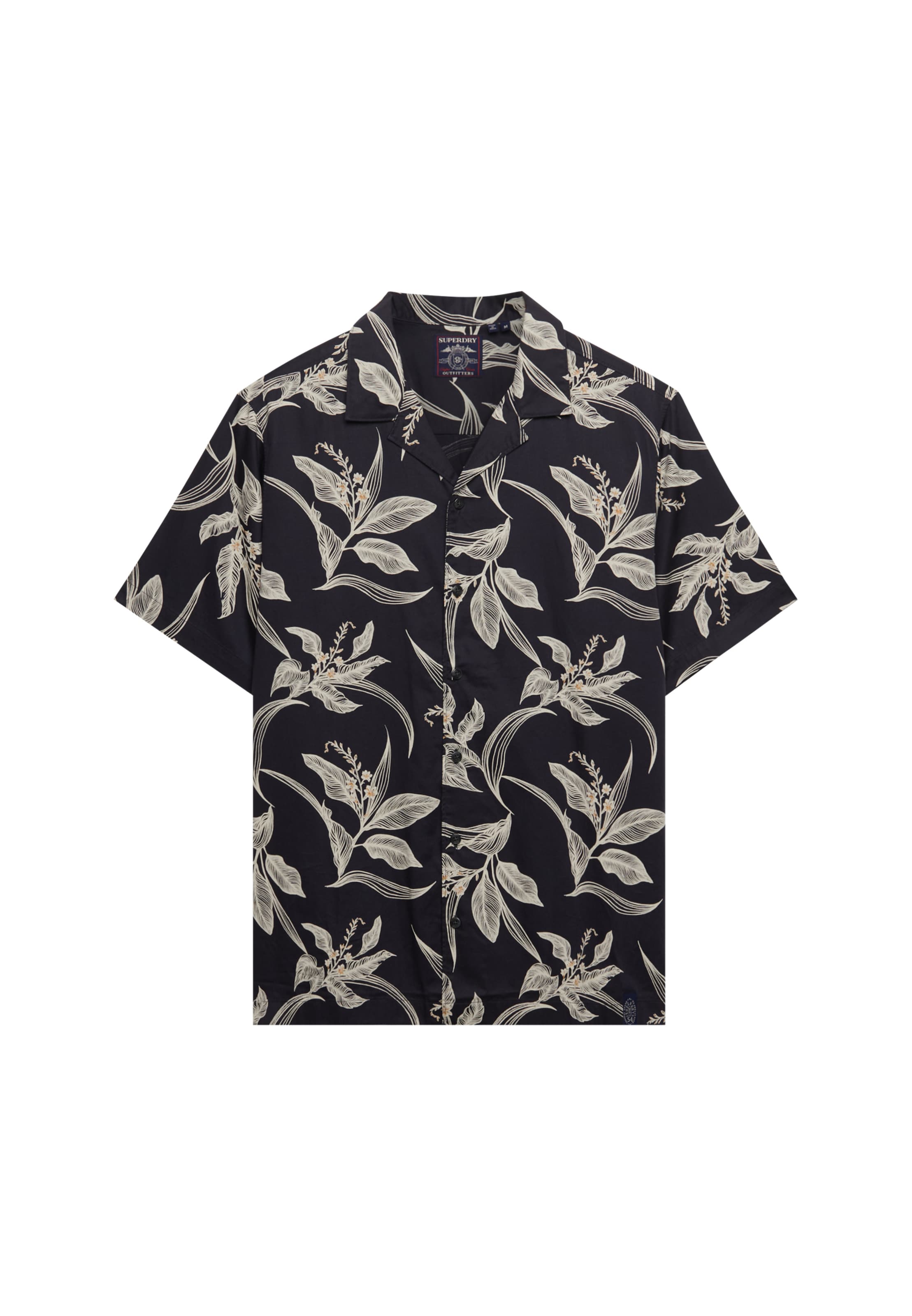 Superdry & Co Button Up Shirt in Blue: front