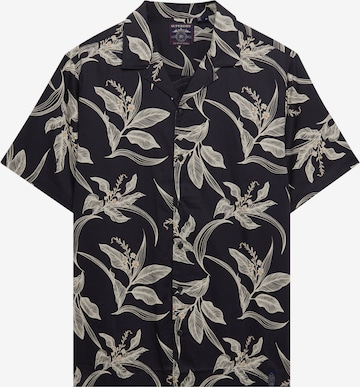 Superdry & Co Button Up Shirt in Blue: front