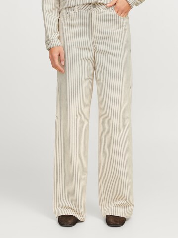 JJXX Wide leg Trousers 'JXMADDY TOKYO' in White: front