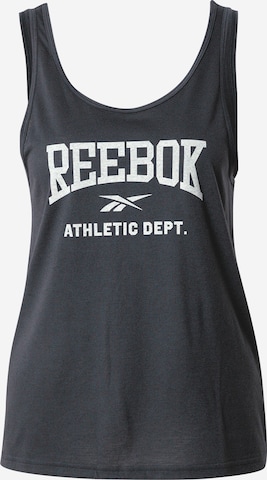 Haut de sport 'Workout Ready' Reebok en noir : devant